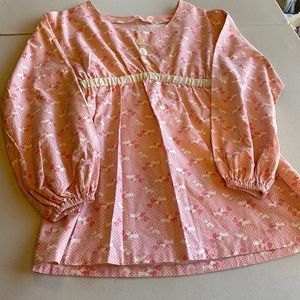 Vintage scottie dog maternity top handmade size small is Measurements